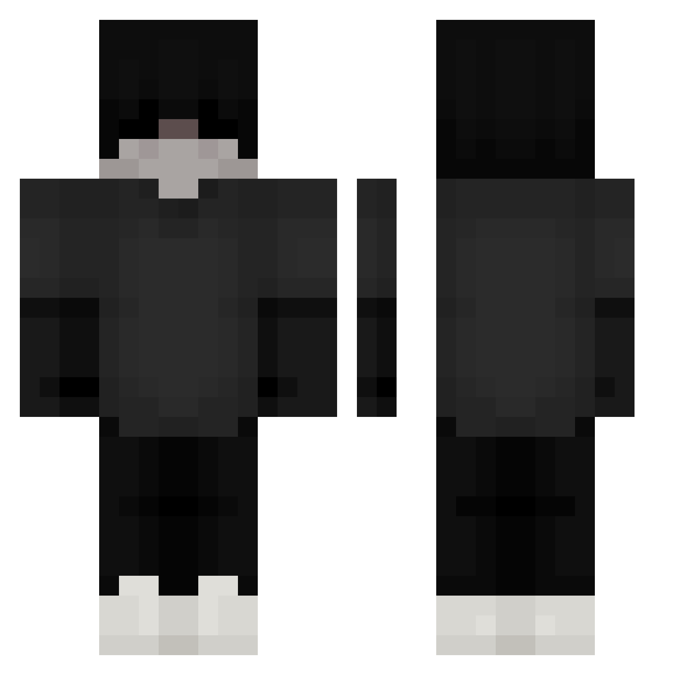 werayutsa Minecraft skin, front and back view