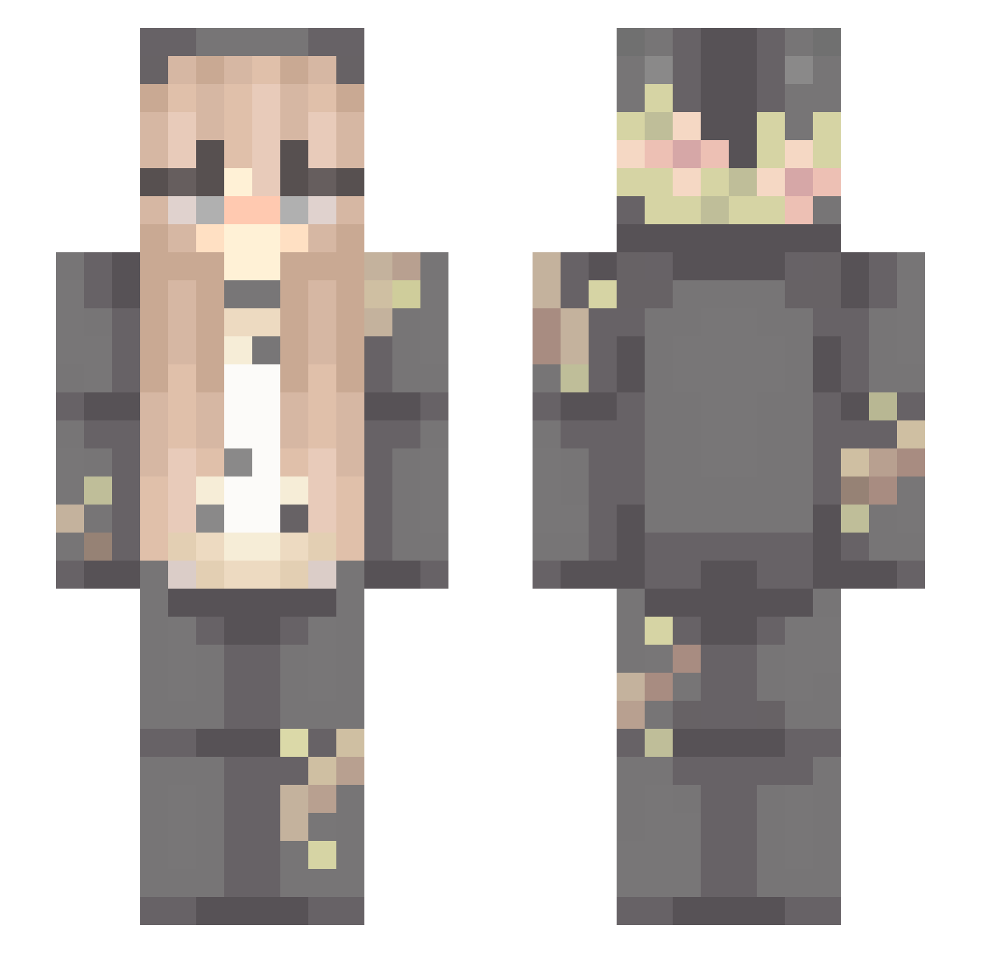 thiag0 Minecraft skin, front and back view