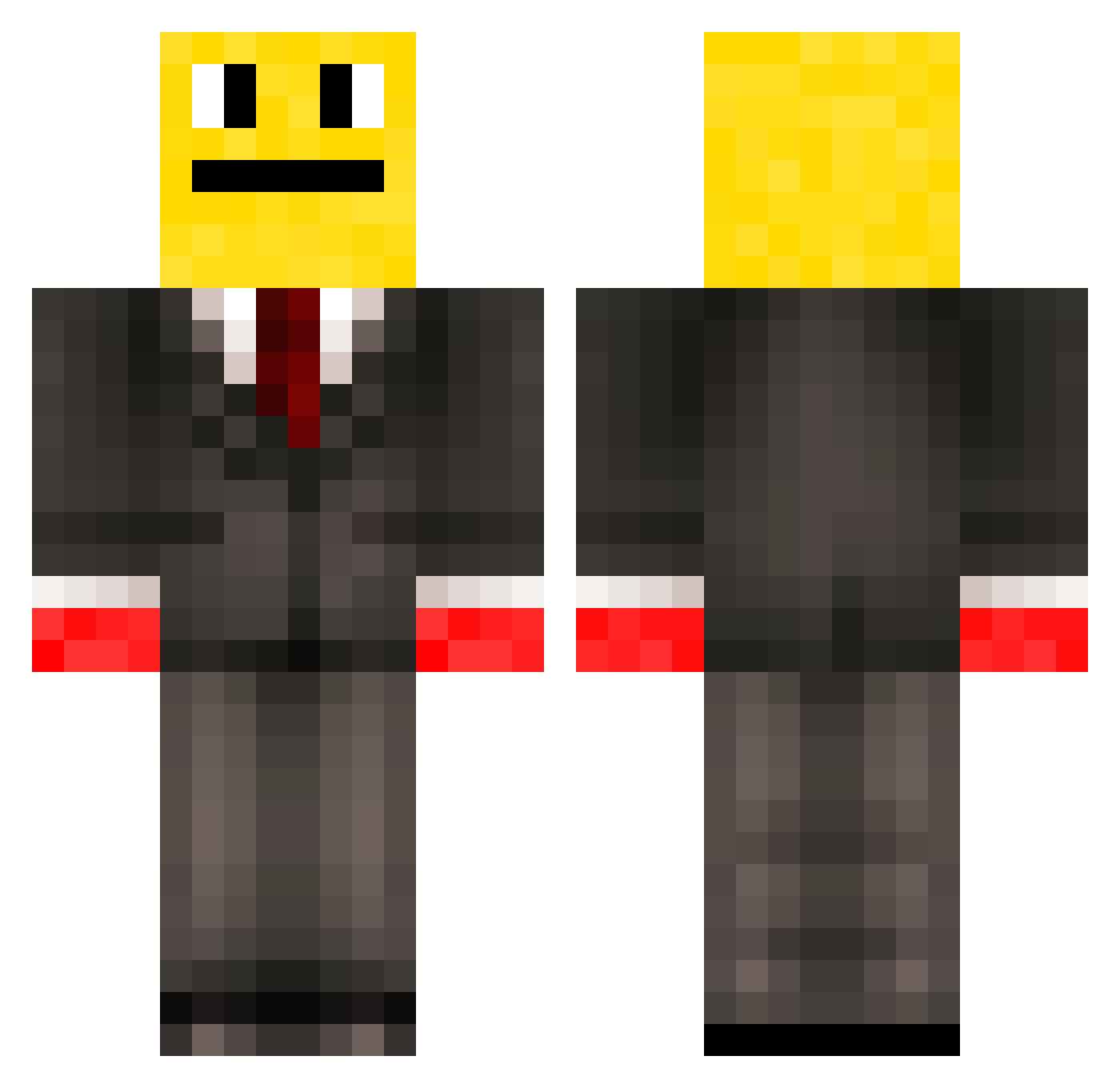 jason6331 Minecraft skin, front and back view