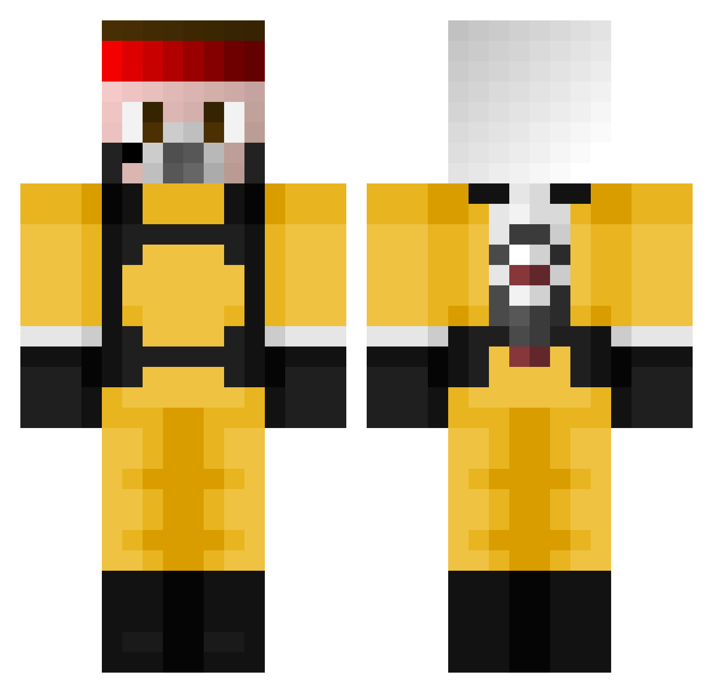 HECTHORYT Minecraft skin, front and back view