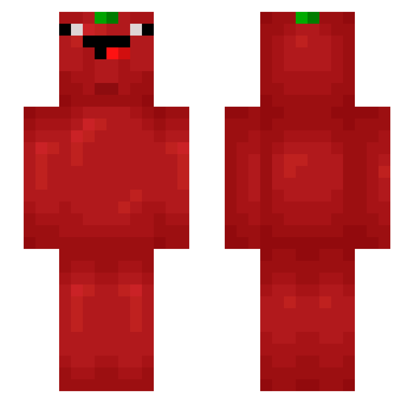 MURBEACH Minecraft skin, front and back view