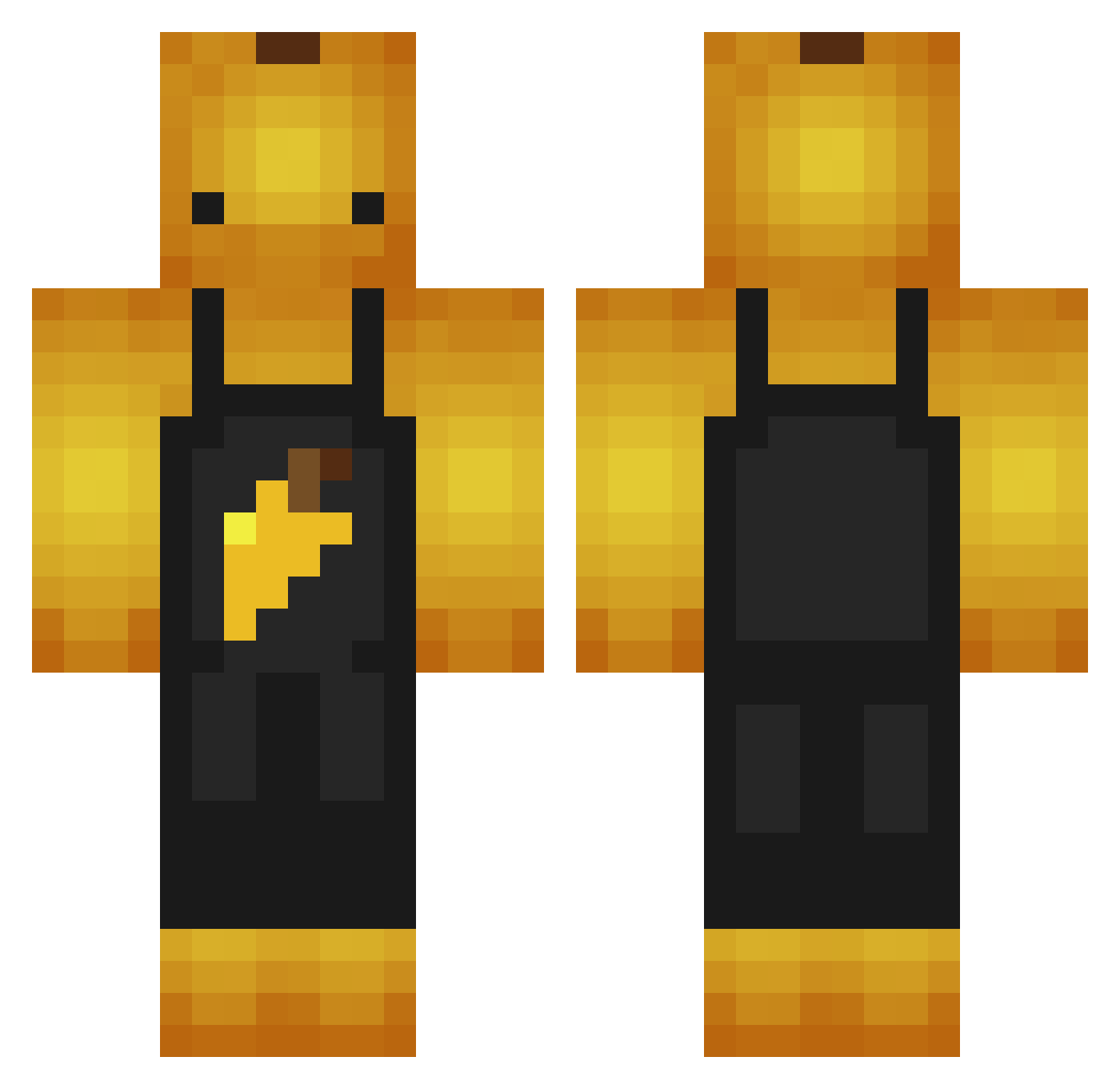 kogiyima Minecraft skin, front and back view