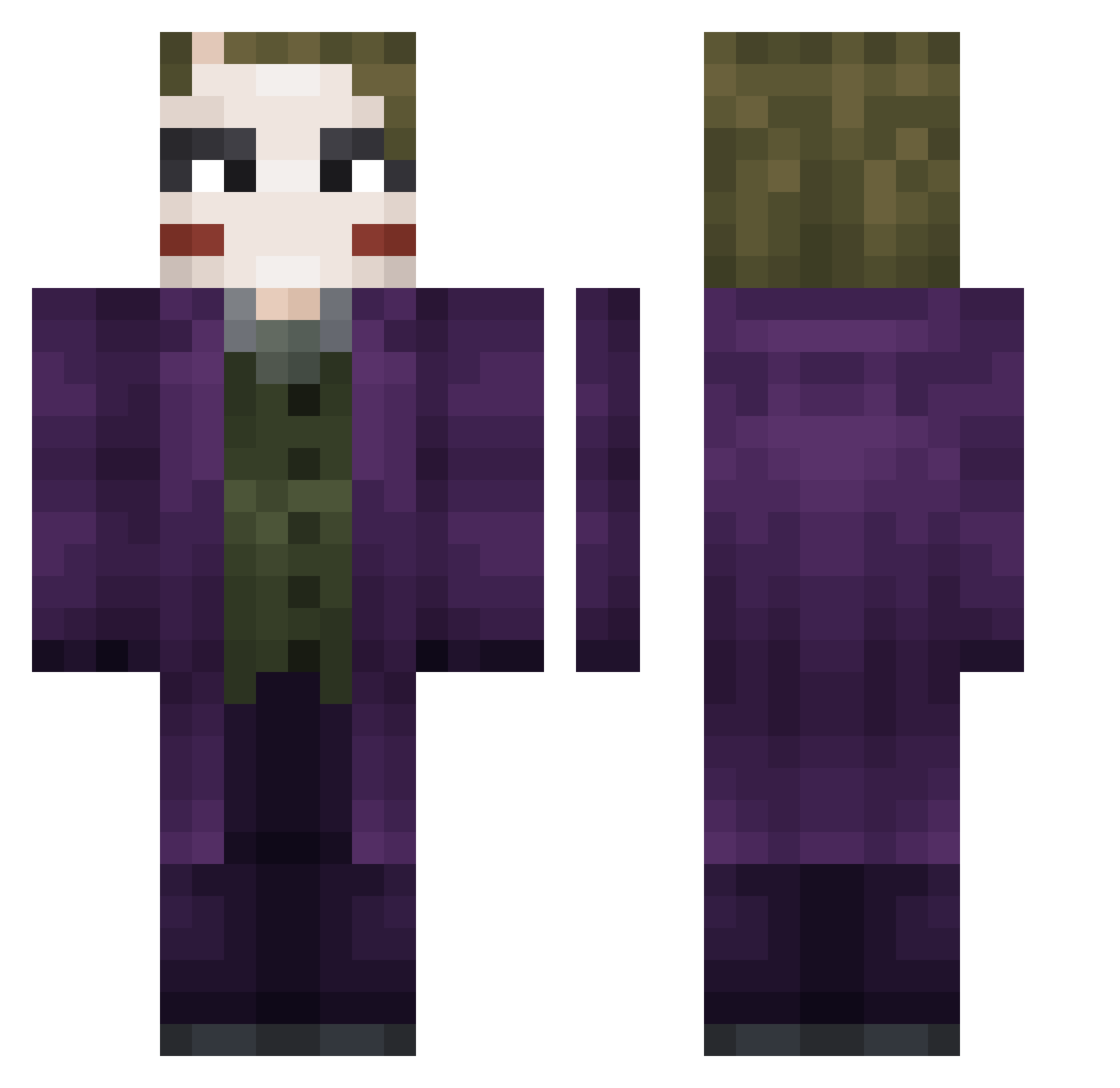 noahdinesen13 Minecraft skin, front and back view