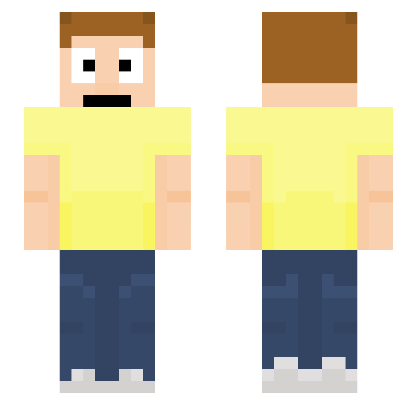 nether_octopus Minecraft skin, front and back view
