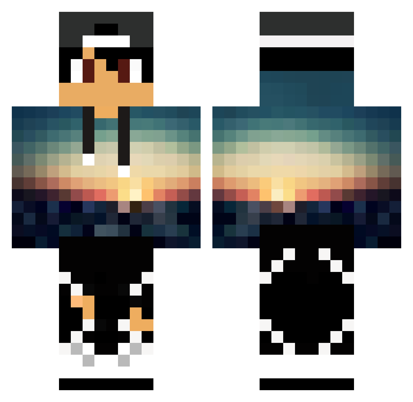 CANADIAN_SID Minecraft skin, front and back view