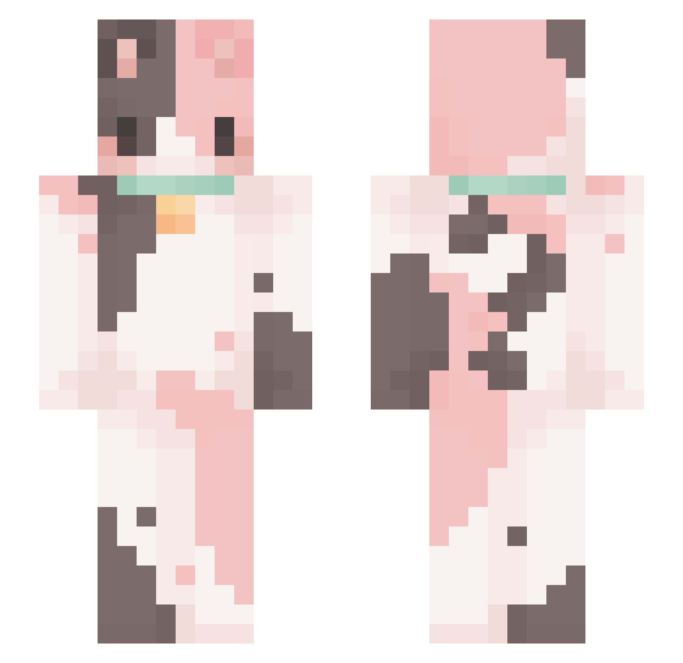 faustiii_ Minecraft skin, front and back view