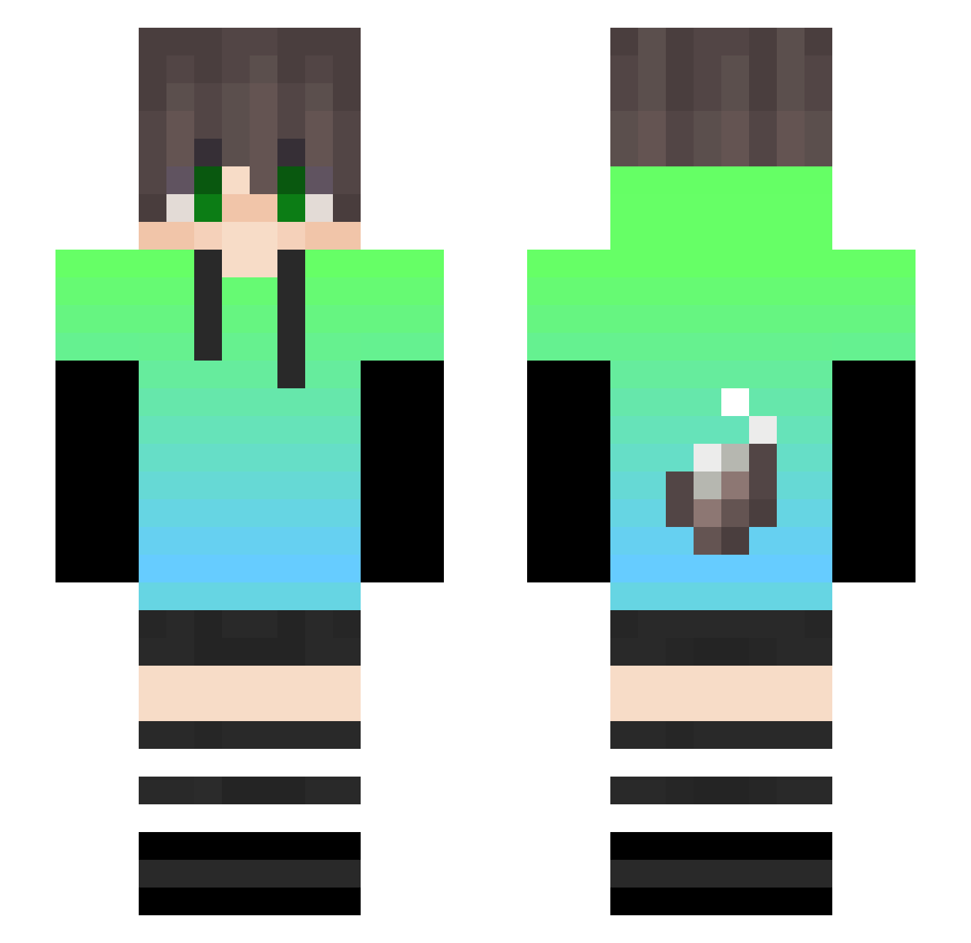 pay8479 Minecraft skin, front and back view