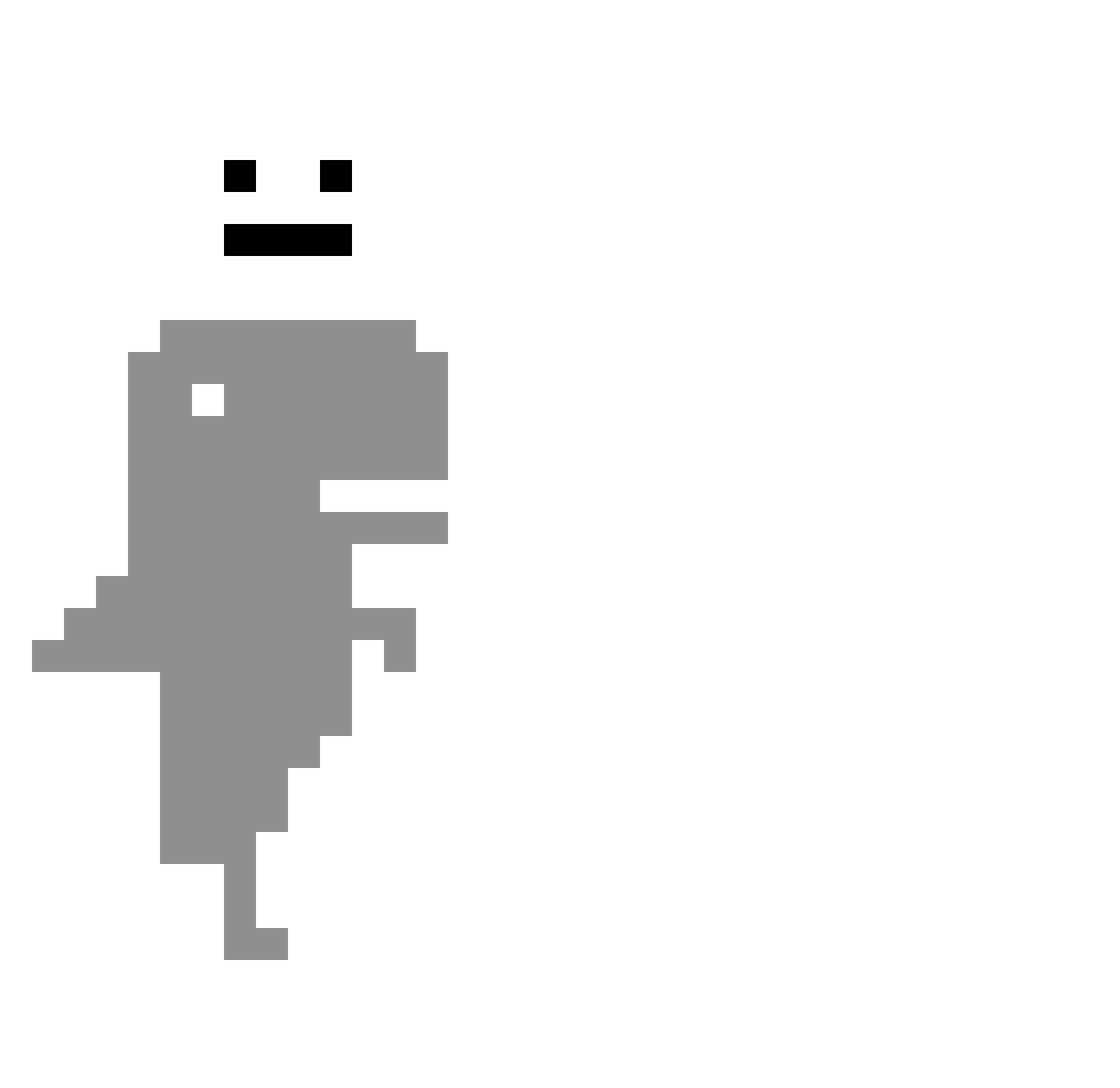 Iwant190CM Minecraft skin, front and back view