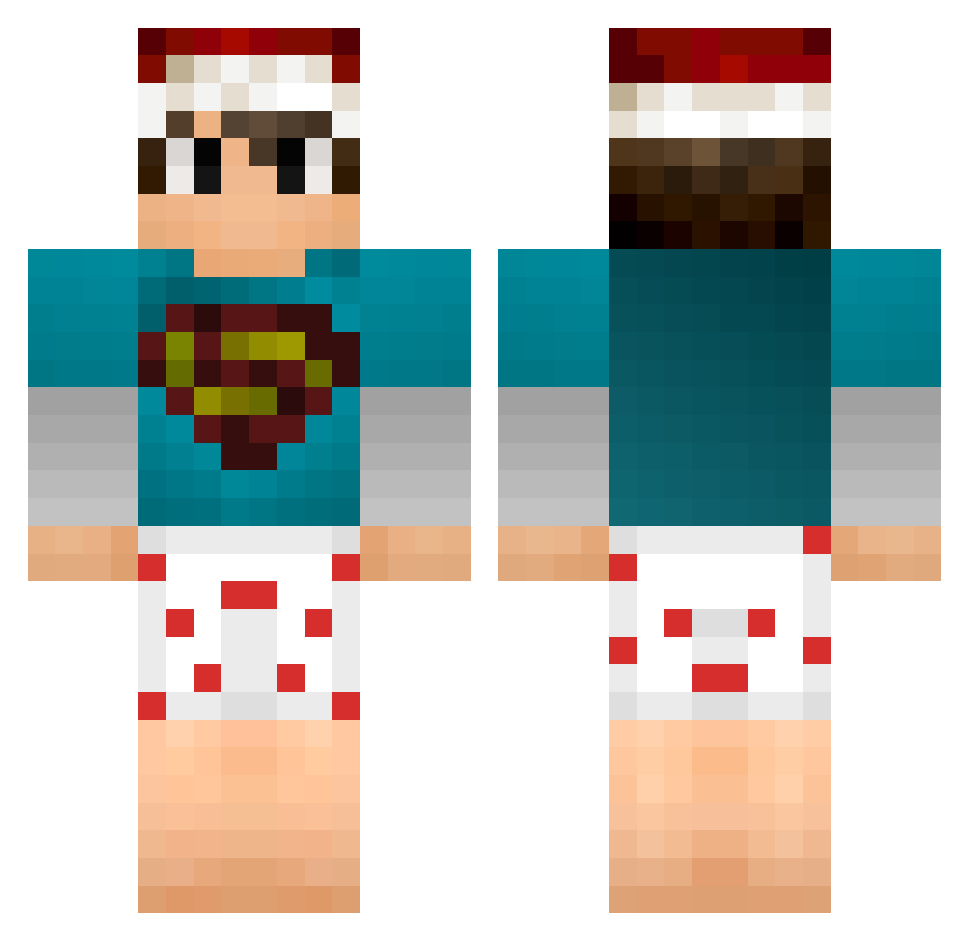 Omn_ Minecraft skin, front and back view