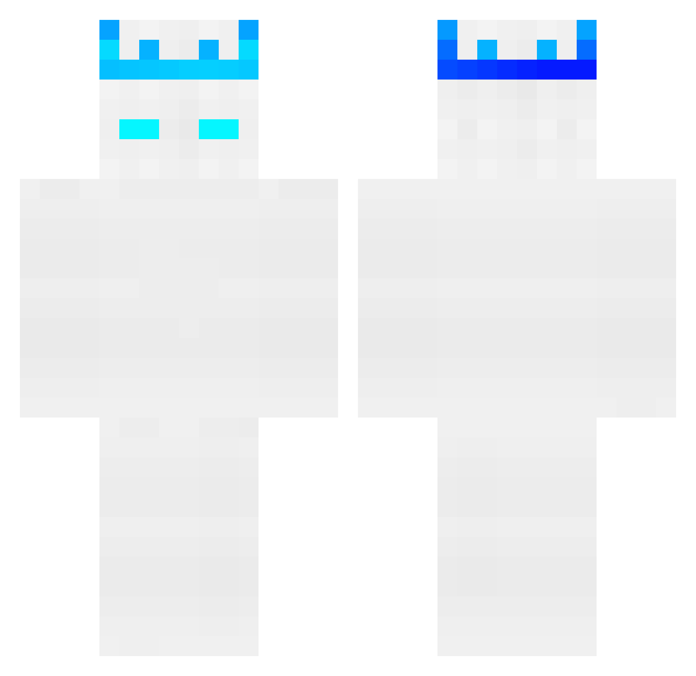 ult9m Minecraft skin, front and back view