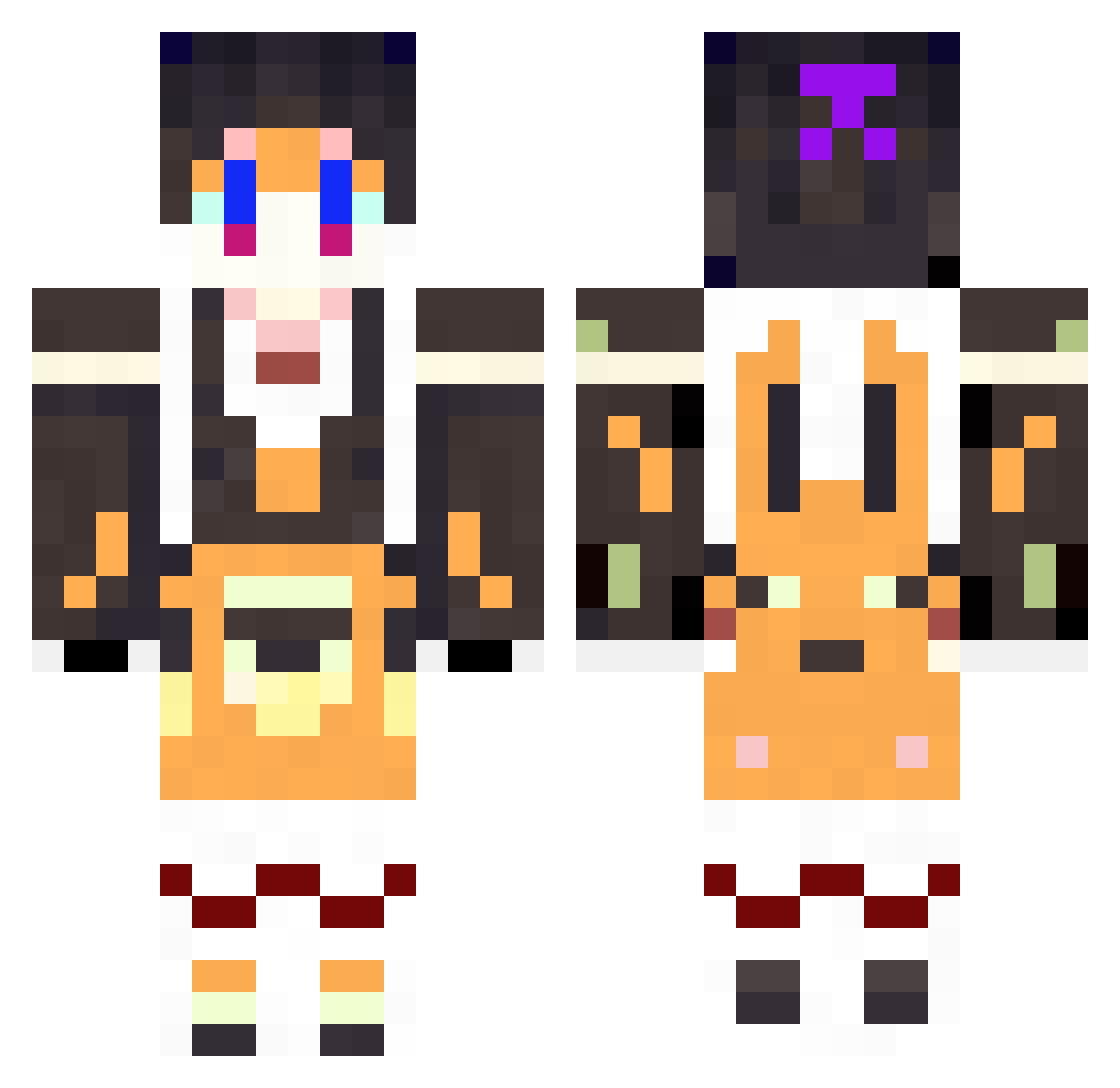 liang_sheng_ Minecraft skin, front and back view