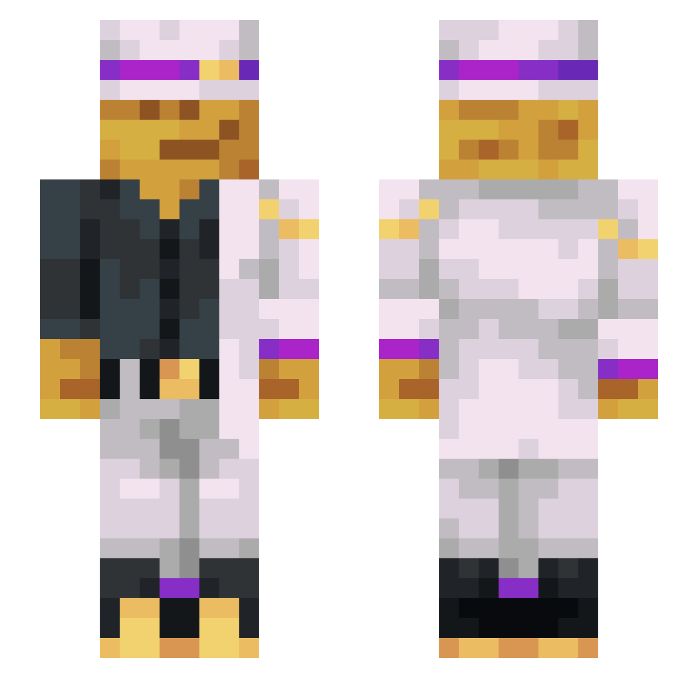 Slor_ Minecraft skin, front and back view