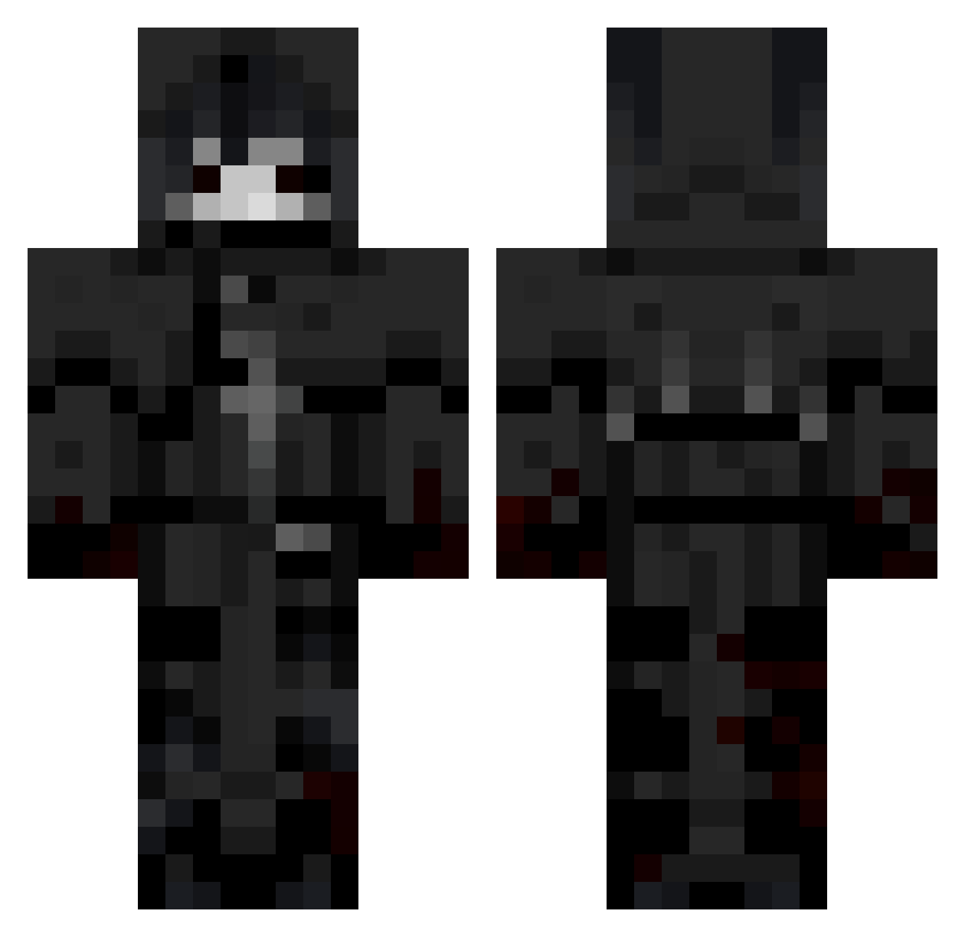 TeteElite234 Minecraft skin, front and back view