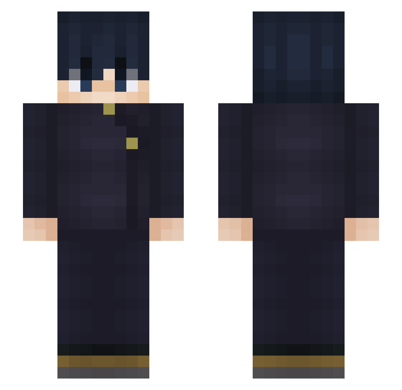 Dre_Is_Spiecal Minecraft skin, front and back view