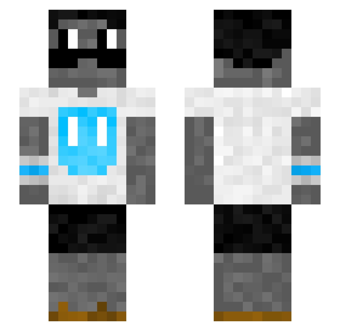 vladfitzaa7 Minecraft skin, front and back view