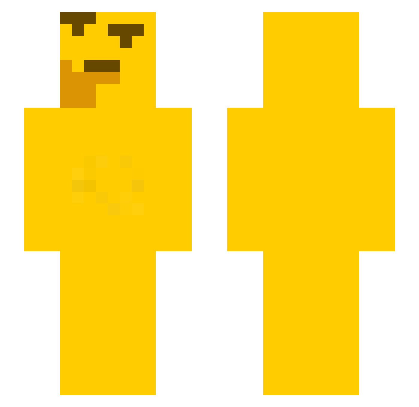 ToivotonTunari Minecraft skin, front and back view