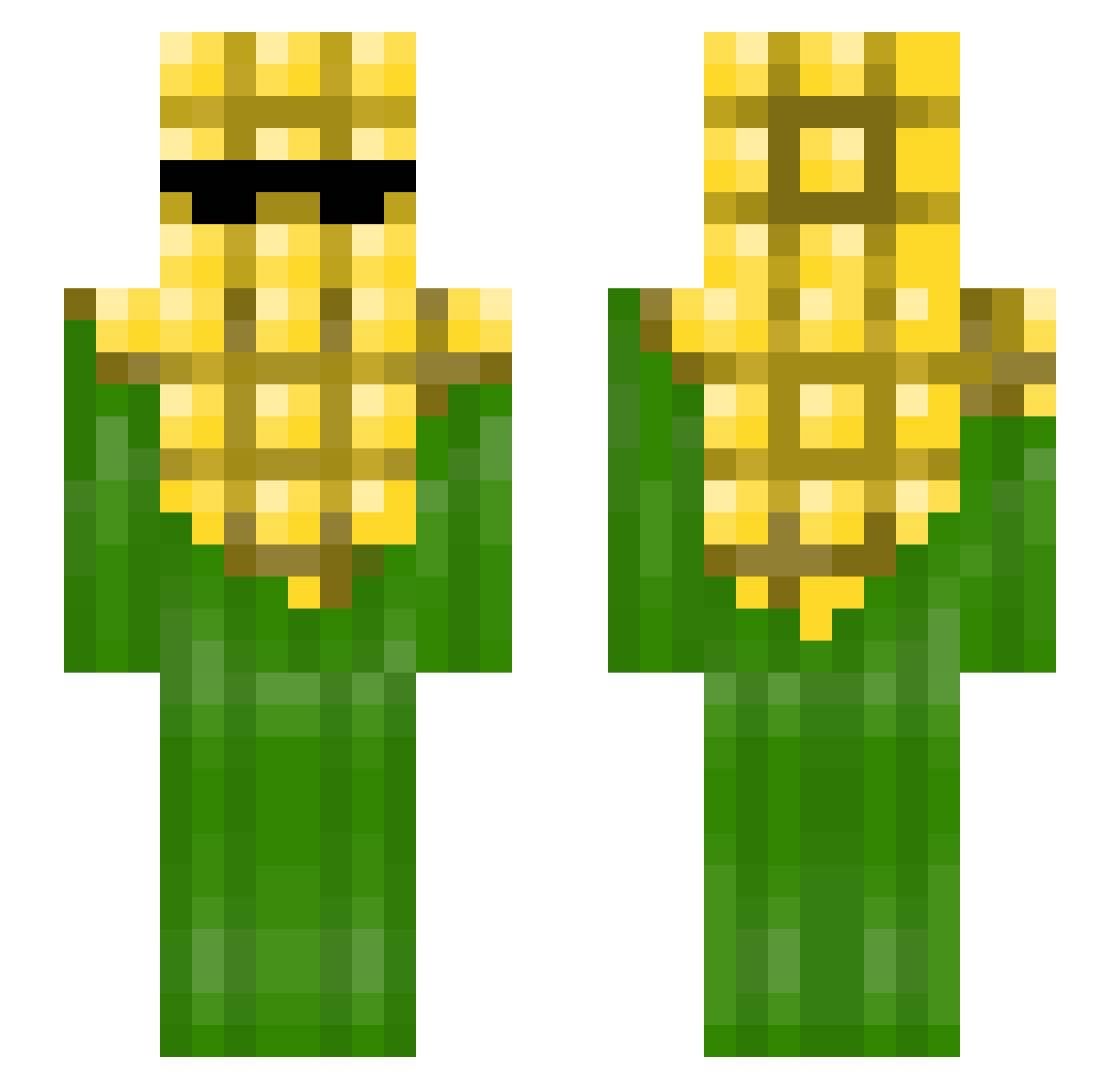 Sol_Majs__ Minecraft skin, front and back view