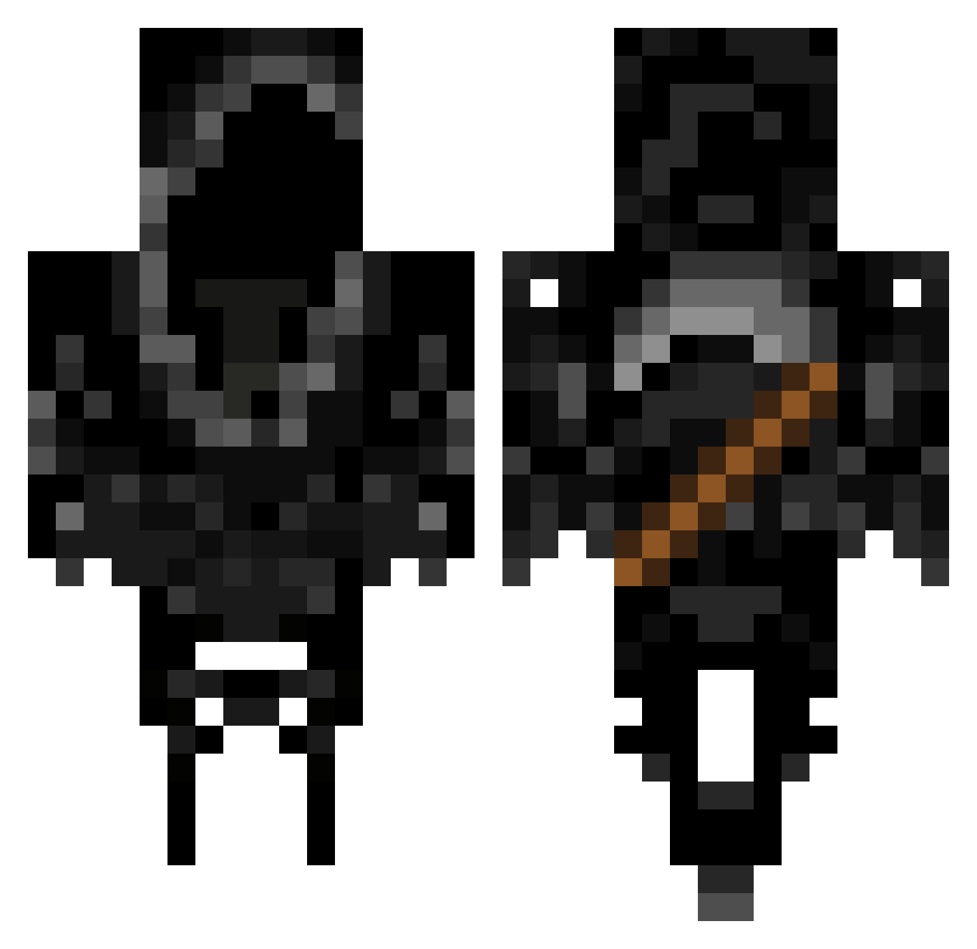 Delaney05 Minecraft skin, front and back view