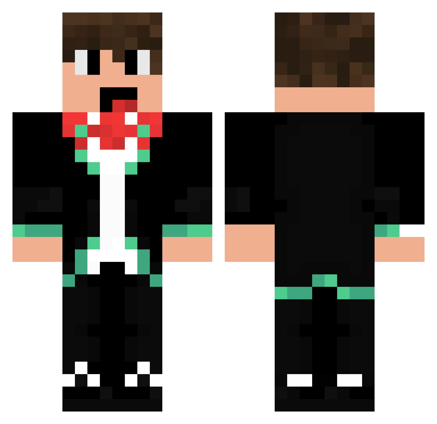TheLink_57 Minecraft skin, front and back view