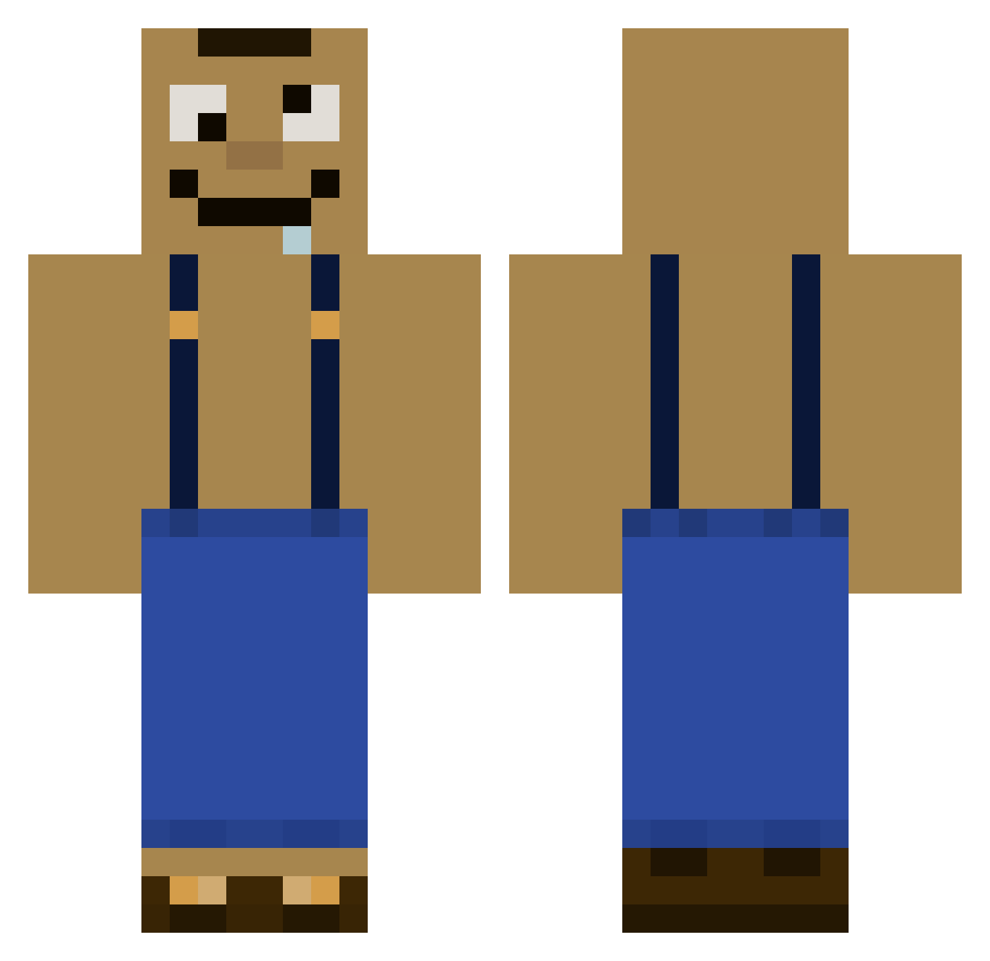 eoinsleng Minecraft skin, front and back view