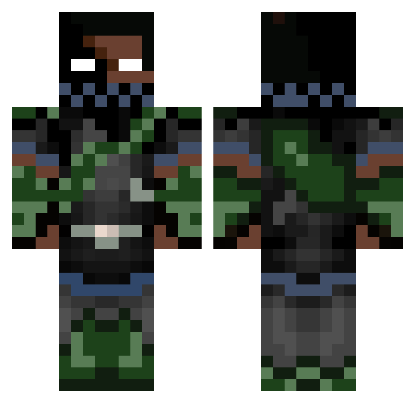 SrShadowOficial Minecraft skin, front and back view
