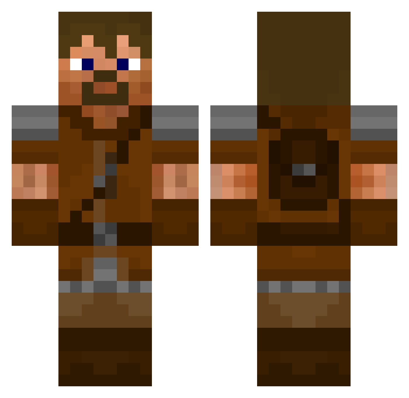 slamp88 Minecraft skin, front and back view