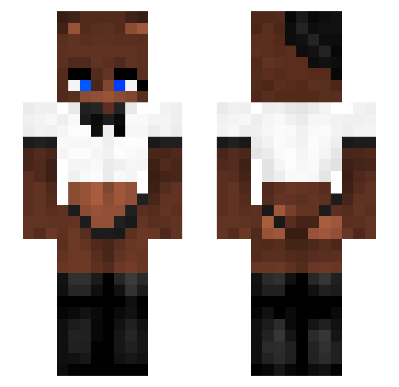 _Albush15_ Minecraft skin, front and back view