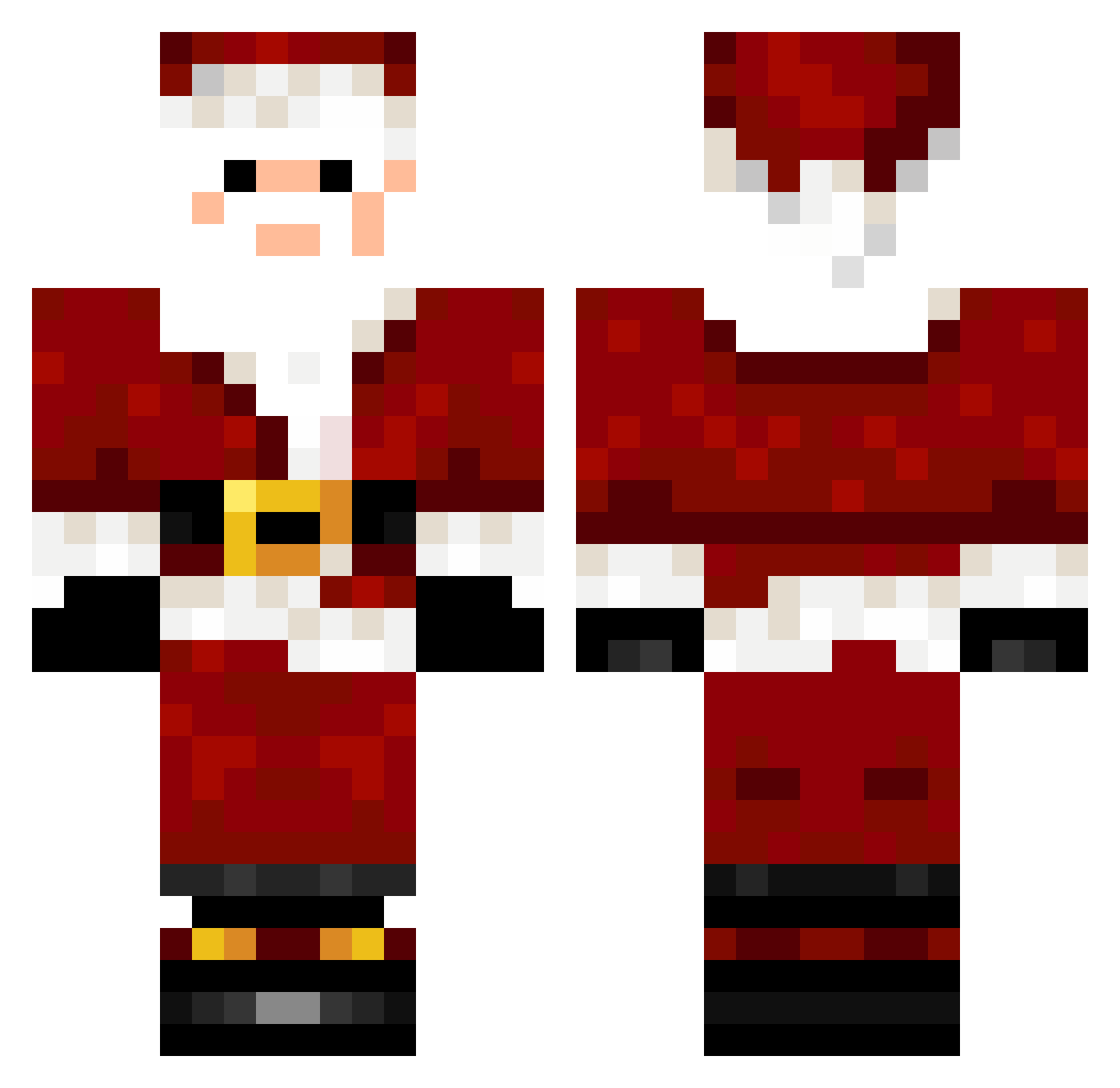 gtca_ Minecraft skin, front and back view