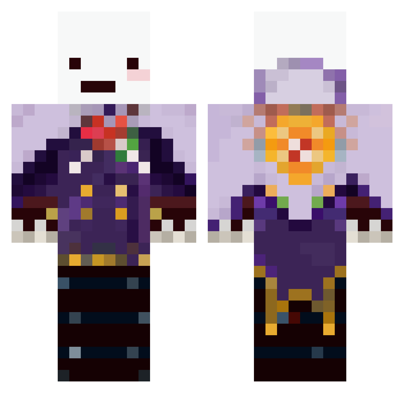 Someone1240 Minecraft skin, front and back view