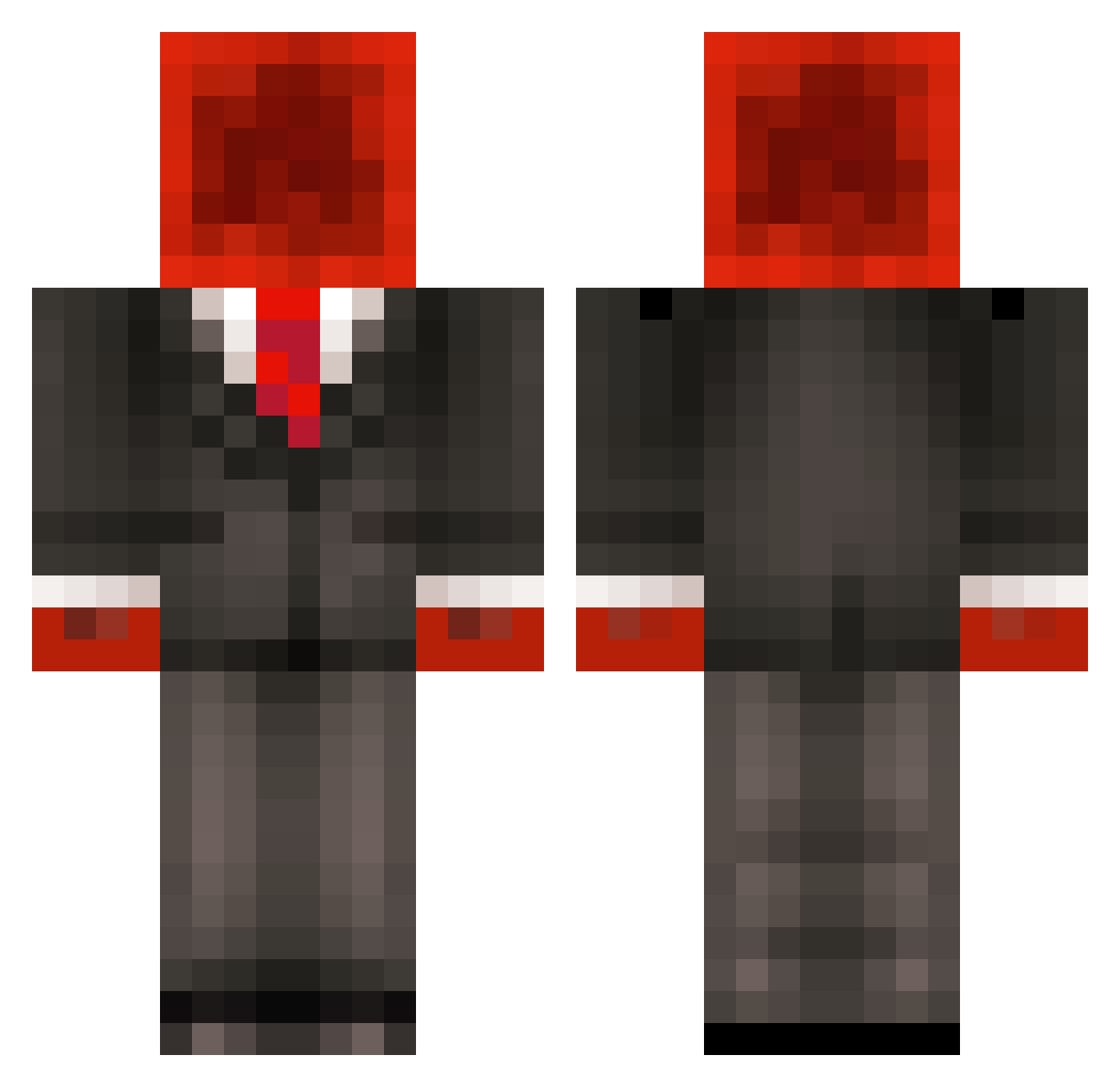 YTwinterWinter - redstone block Minecraft skin