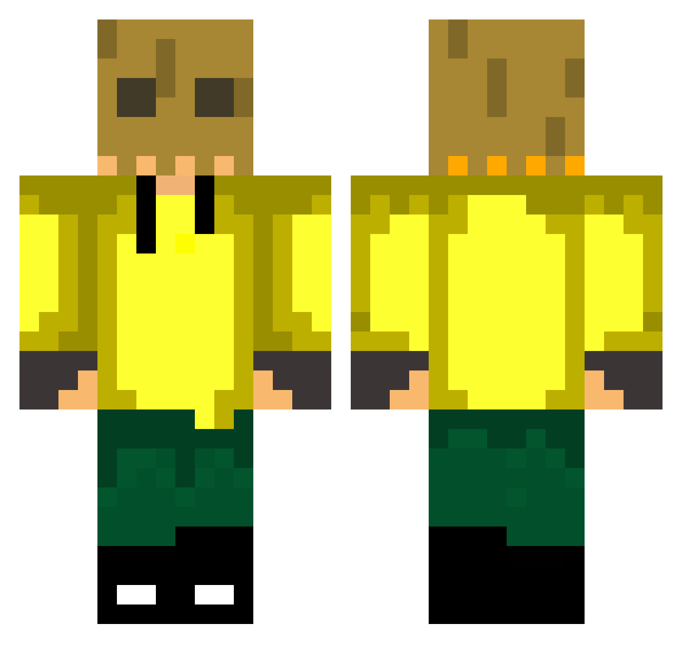 lynx_0655 Minecraft skin, front and back view