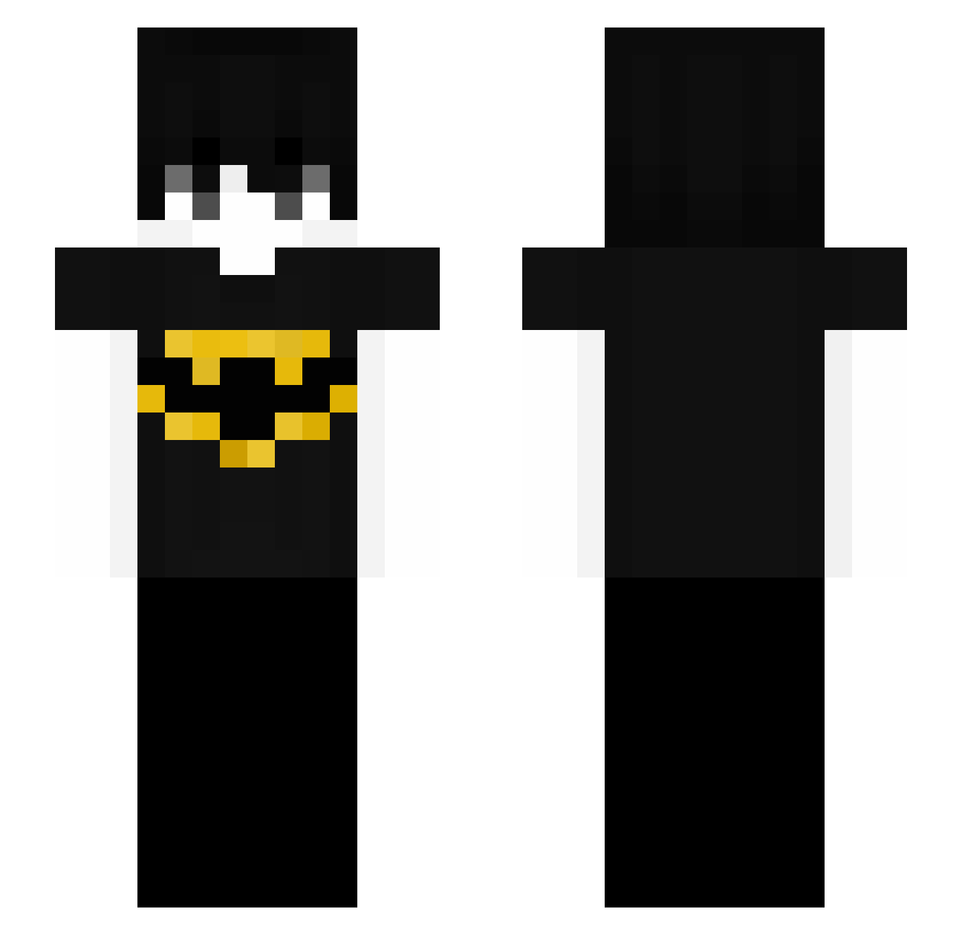 rytblaze Minecraft skin, front and back view