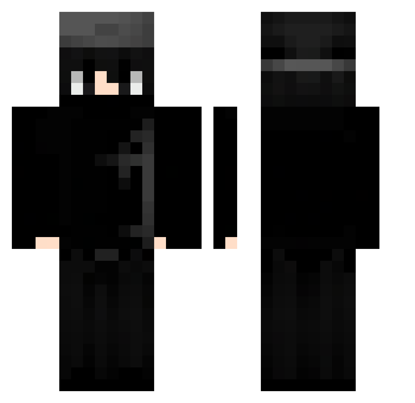 DogMarlowXd Minecraft skin, front and back view