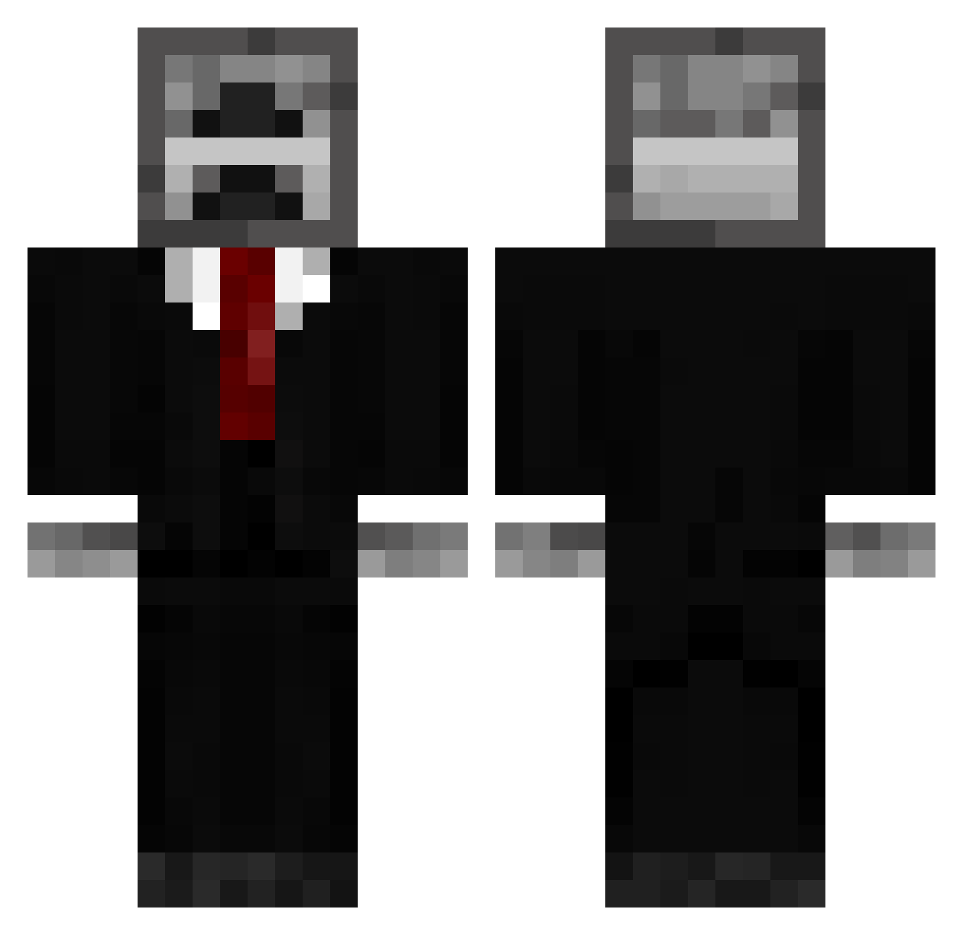 kirel69 Minecraft skin, front and back view
