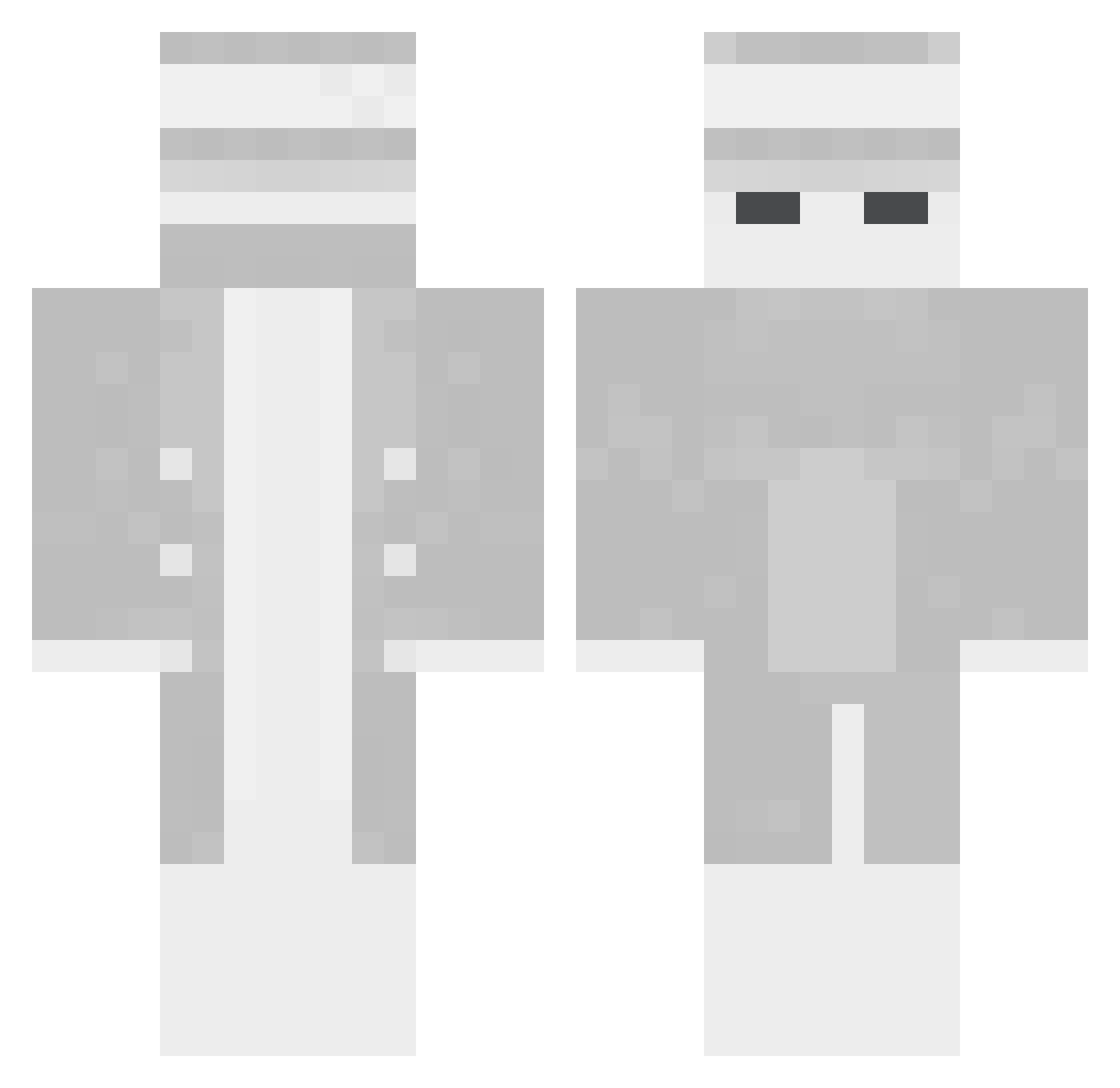 rodoudou Minecraft skin, front and back view