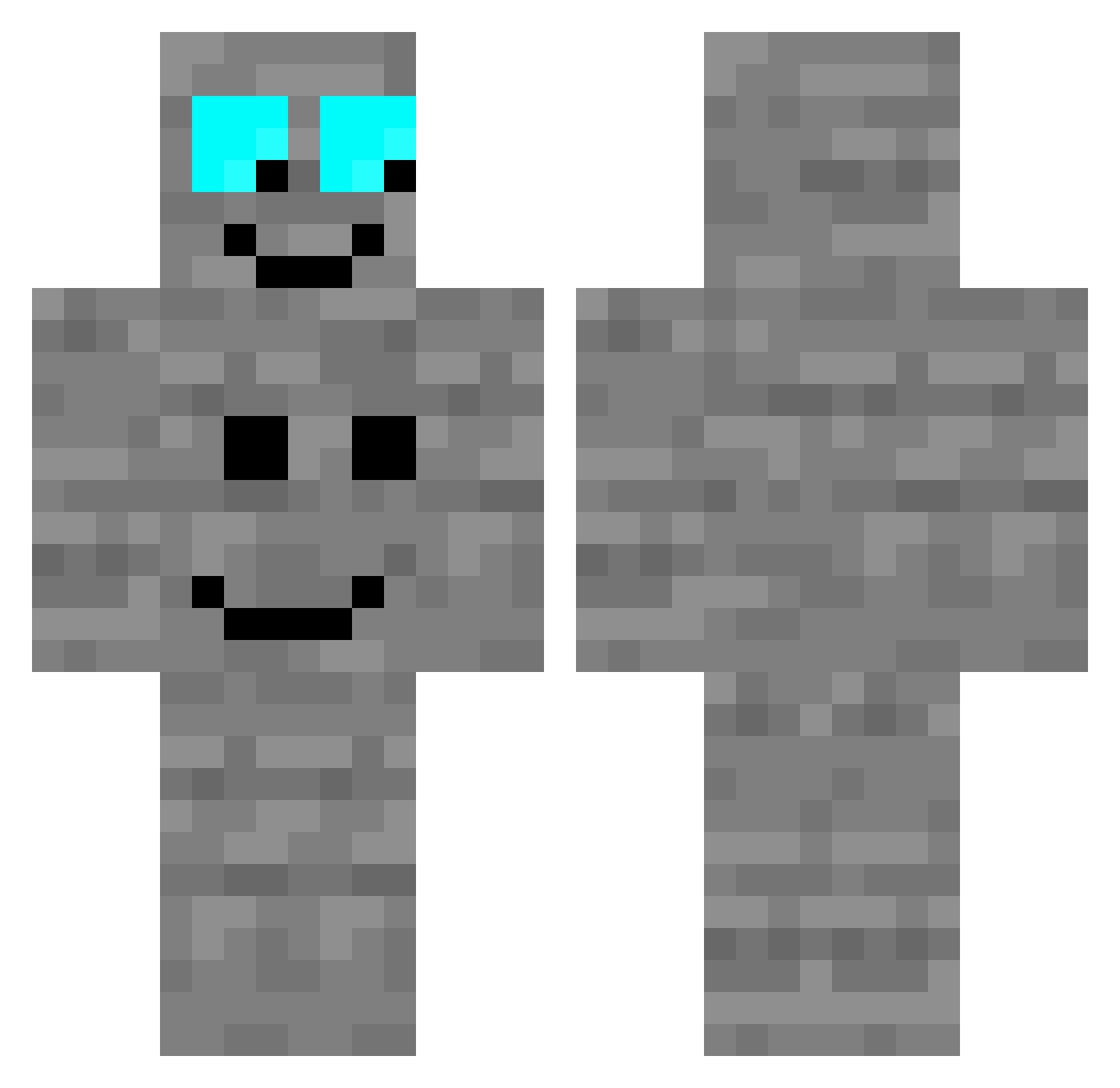 3097200 Minecraft skin, front and back view