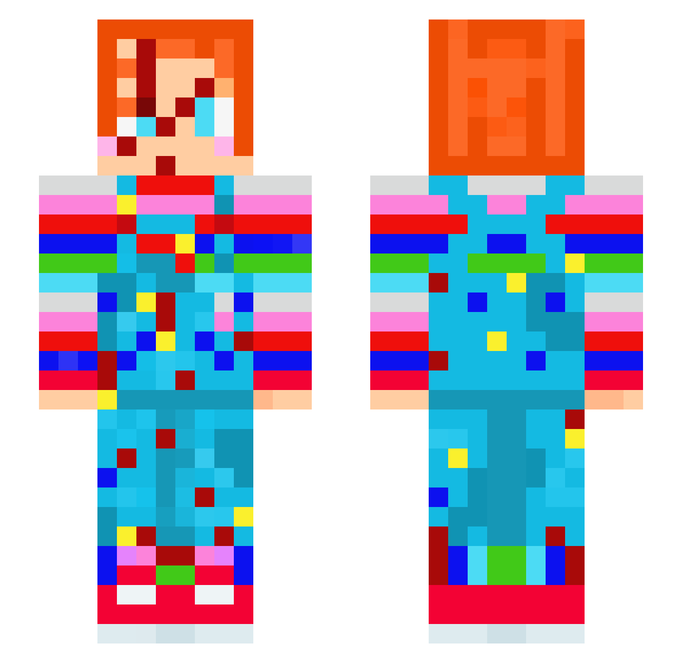 fernandez_vial Minecraft skin, front and back view