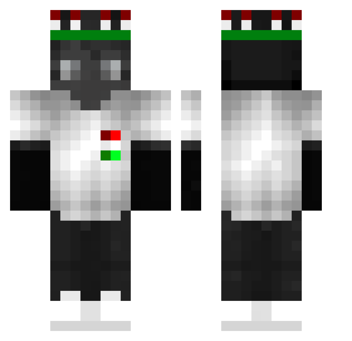 simonyy4 Minecraft skin, front and back view