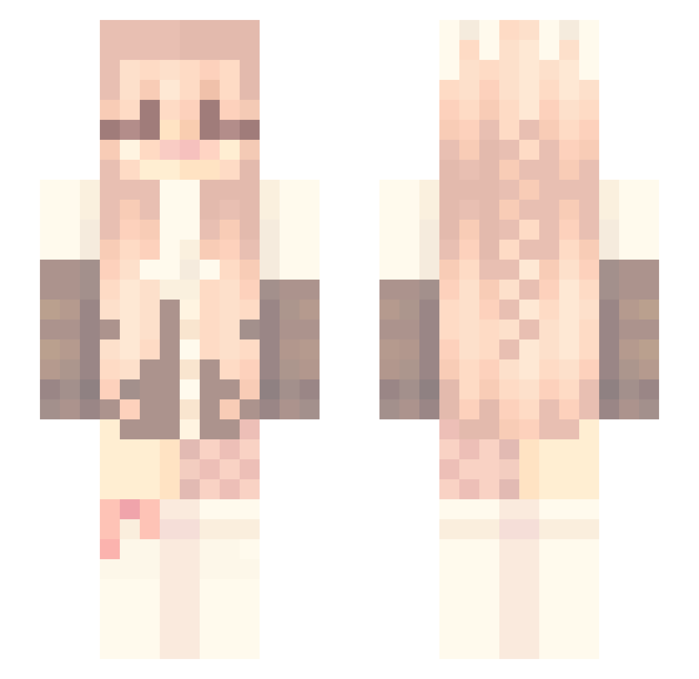makaylakatherine Minecraft skin, front and back view