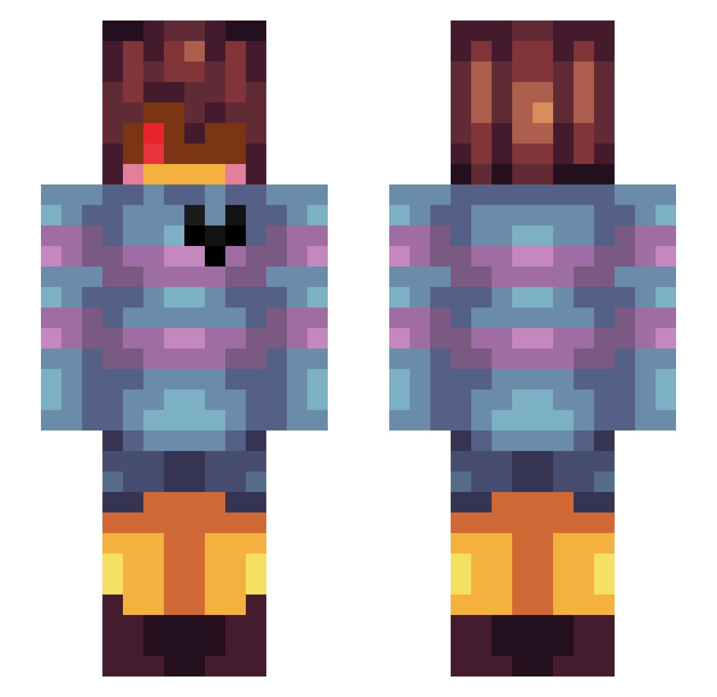 Trojan_On_Ice Minecraft skin, front and back view