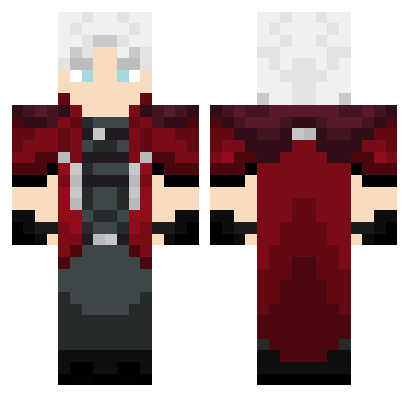 playerpounder_yt Minecraft skin, front and back view