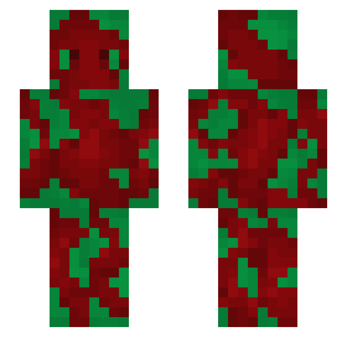 malinaa00 Minecraft skin, front and back view