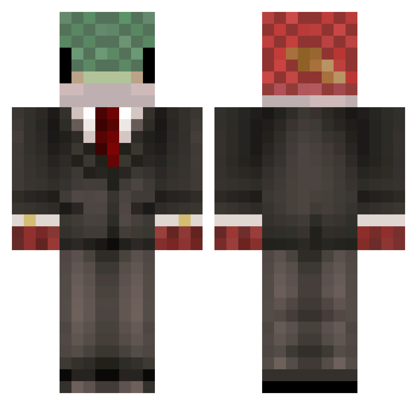 _Lovo_ Minecraft skin, front and back view