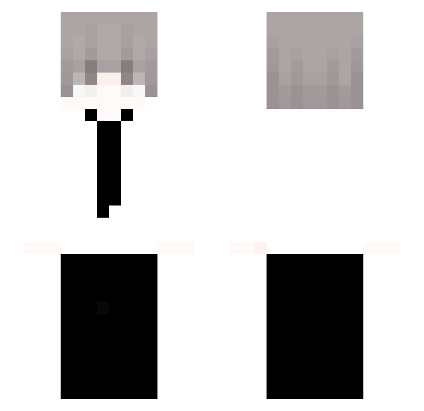 ian64115 Minecraft skin, front and back view