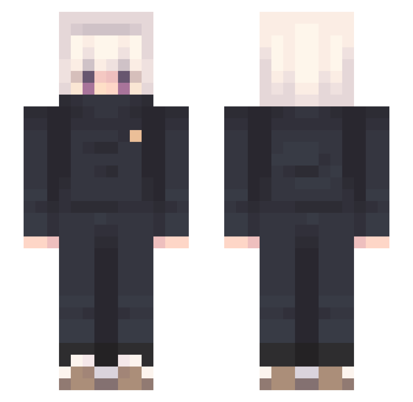 Thijmen_D Minecraft skin, front and back view