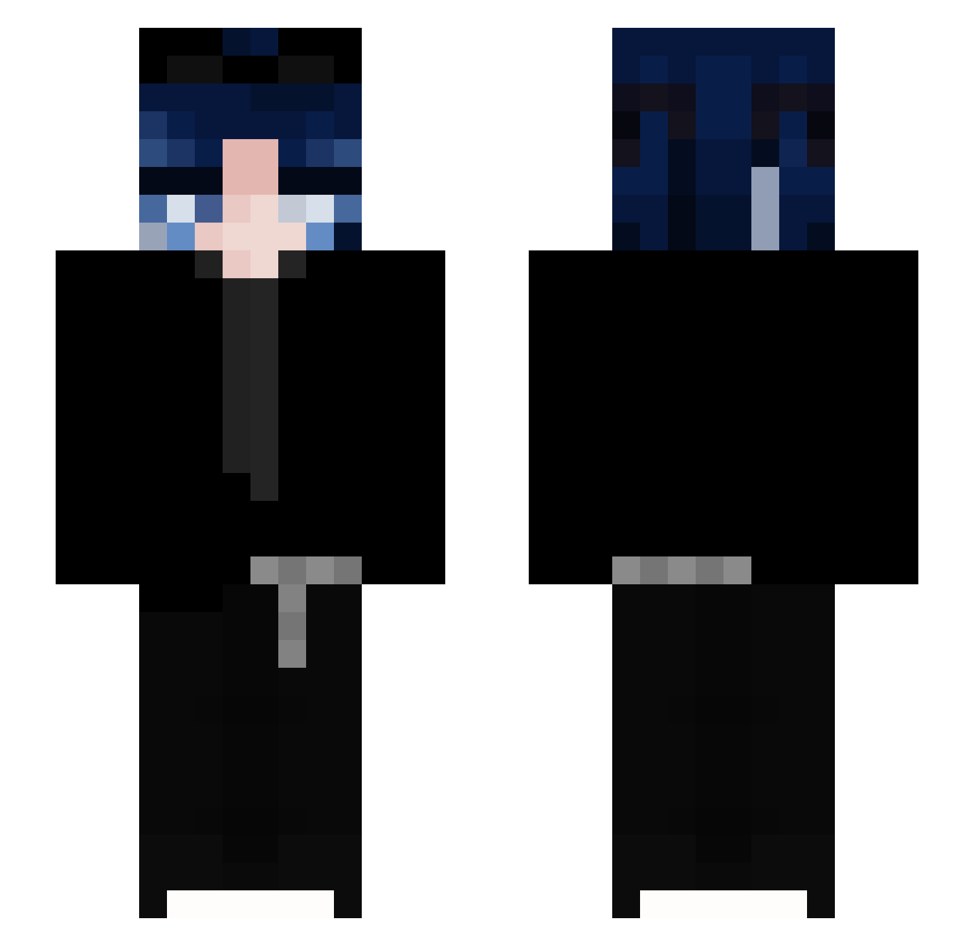 waillanti Minecraft skin, front and back view