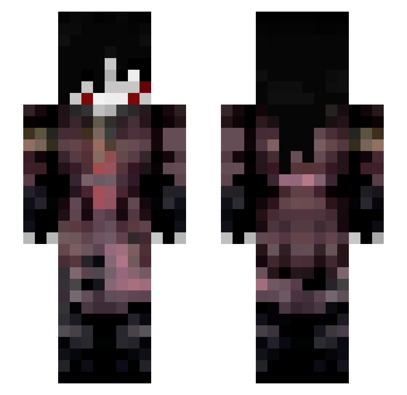 H0micidalGameBoy Minecraft skin, front and back view