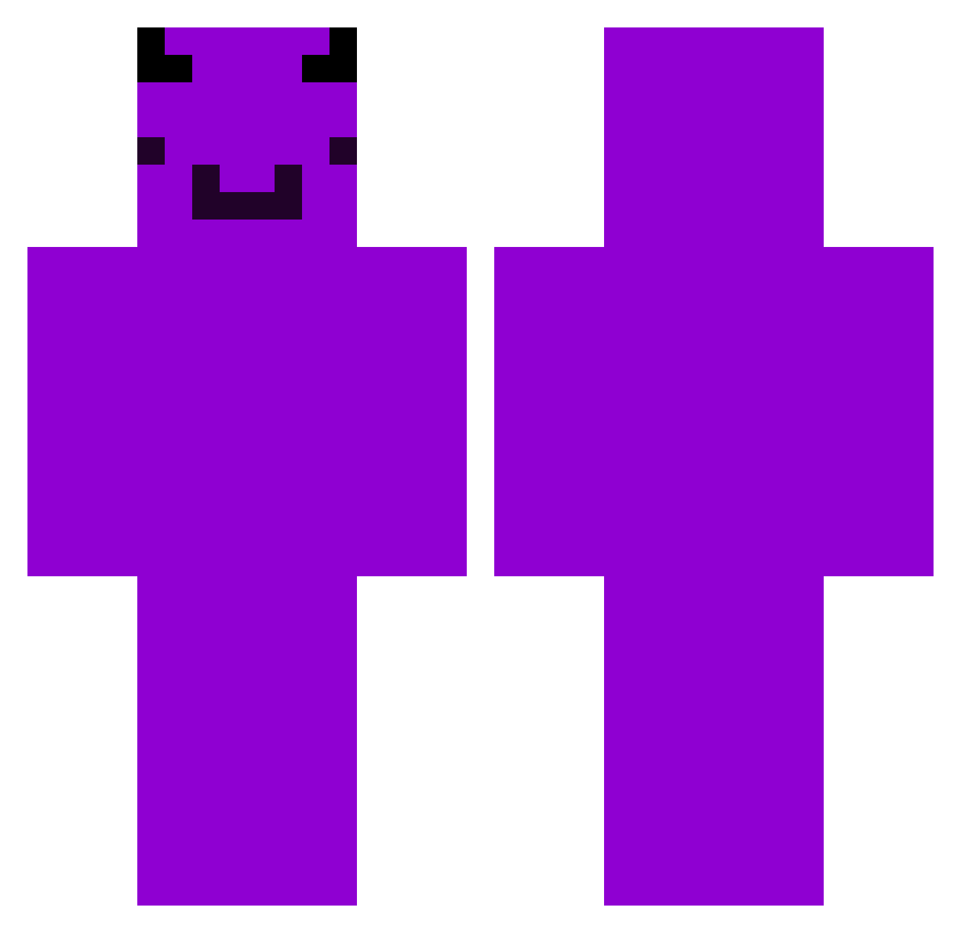 rosemoon3600083 Minecraft skin, front and back view