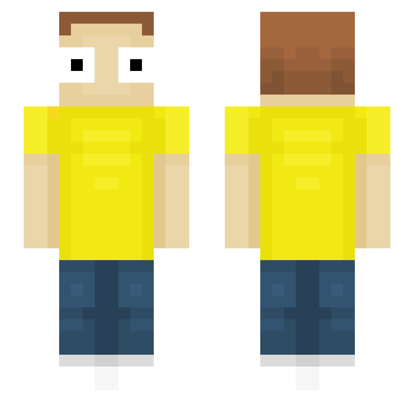 Cremzon_MC Minecraft skin, front and back view