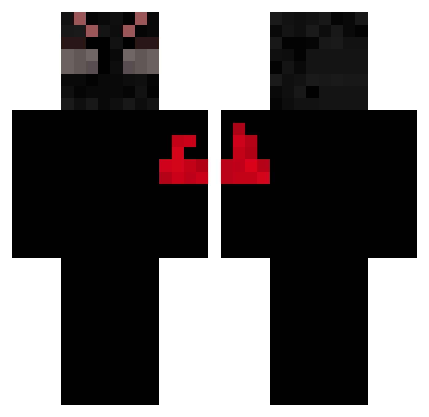 doughnut6974 Minecraft skin, front and back view